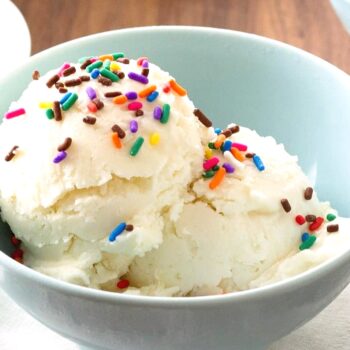 Gelado de iogurte grego