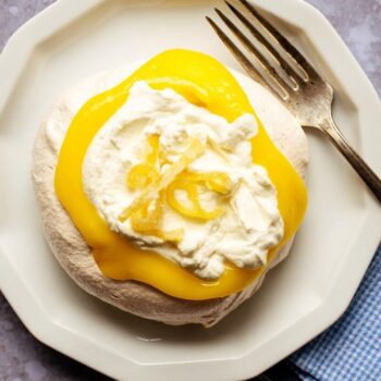Pavlova de limão