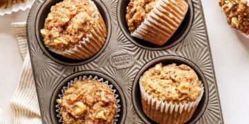 Queques de cenoura e aveia