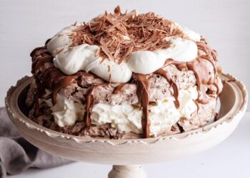 Pavlova de chocolate