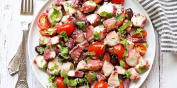 Salada de polvo à algarvia