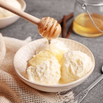 Gelado de iogurte natural