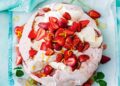 Pavlova de morango