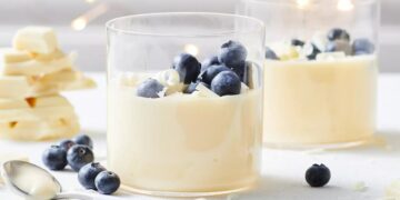 Mousse de chocolate branco