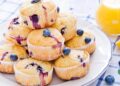 Muffins de limão e mirtilo
