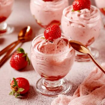 Mousse de frutos vermelhos