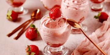 Mousse de frutos vermelhos