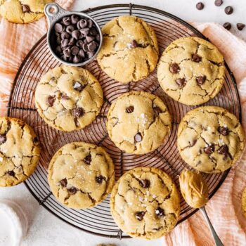 bolachas de manteiga de amendoim e chocolate