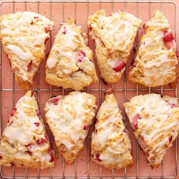 scones de morango