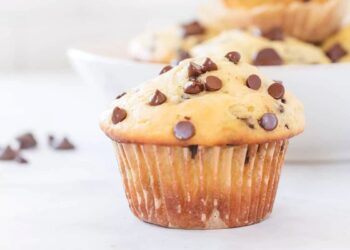 Muffins de iogurte e chocolate