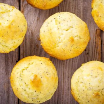 muffins de limão com sementes de chia