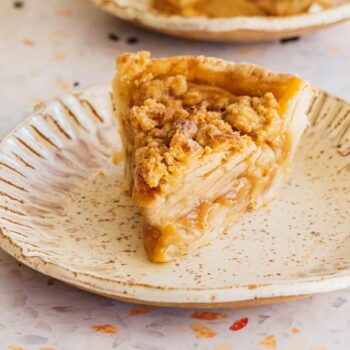 Tarte de maçã e gengibre
