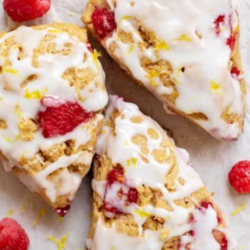 Scones de framboesa