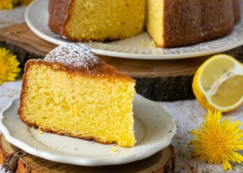 bolo de limão e mel