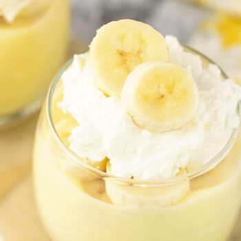 mousse de banana e iogurte grego