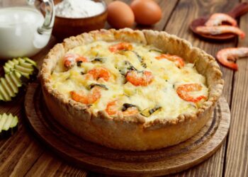 Quiche de camarão