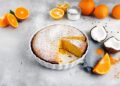 Bolo de laranja e coco