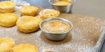 Queijadinhas de limão