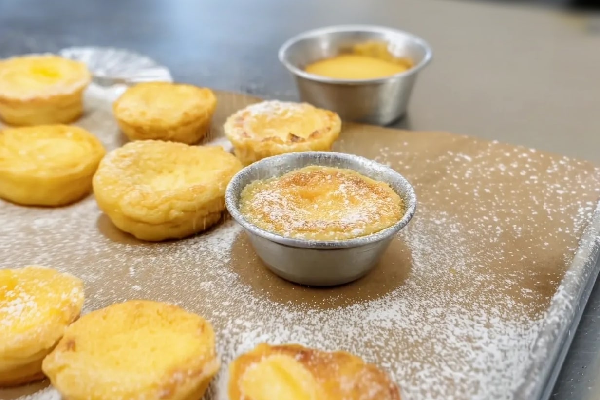 Queijadinhas de limão