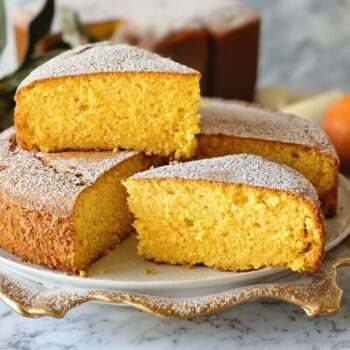 Bolo de cenoura e laranja