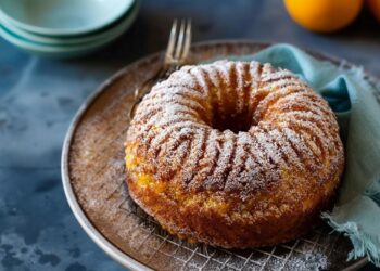 Bolo de laranja e abóbora