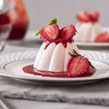 Panna Cotta de morango
