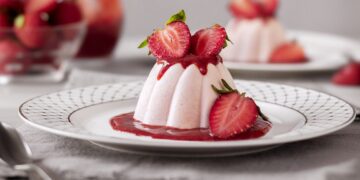 Panna Cotta de morango