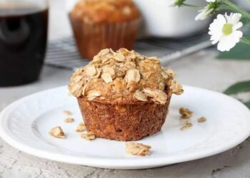 Queques de aveia e banana