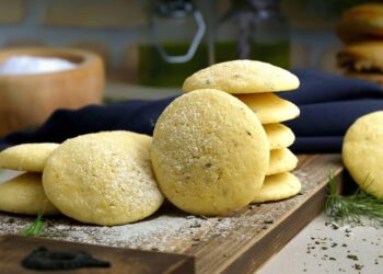 Biscoitos de mel e limão