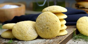 Biscoitos de mel e limão