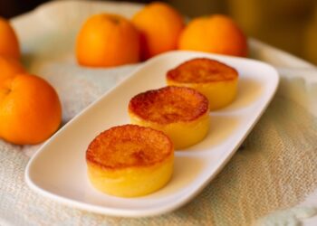 Queijadinhas de laranja