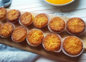 Queijadinhas de amêndoa