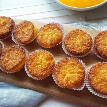 Queijadinhas de amêndoa