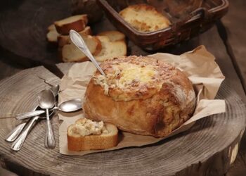Pão recheado com farinheira