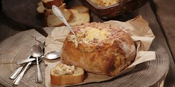 Pão recheado com farinheira