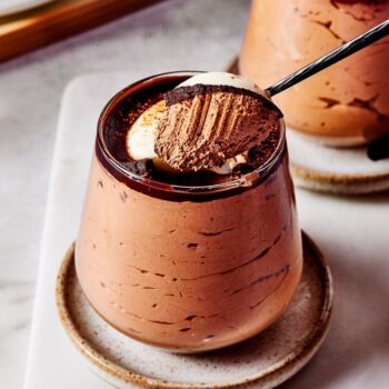 Mousse de chocolate e café