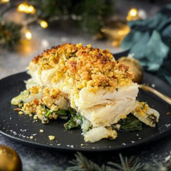 Bacalhau com crosta de broa