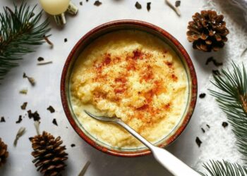 Arroz doce com leite creme