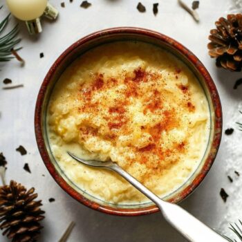 Arroz doce com leite creme