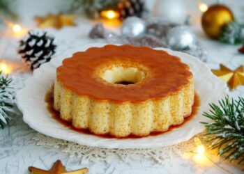 Pudim de ovos com leite condensado