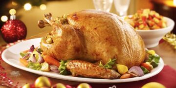 Peru recheado de Natal