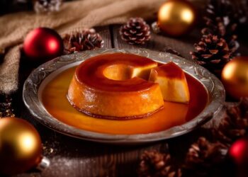 Pudim de pão de Natal