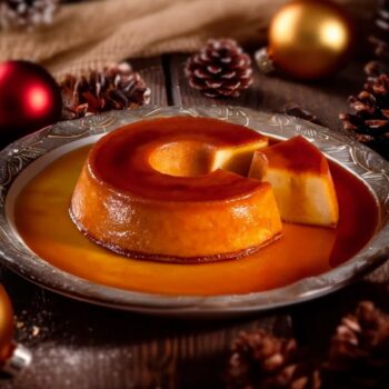 Pudim de pão de Natal