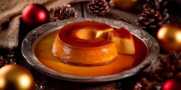 Pudim de pão de Natal
