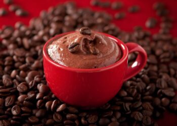 Mousse cremosa de café