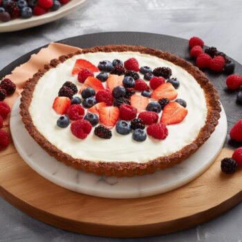 tarte cremosa de iogurte