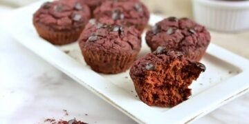 Queques de cenoura e cacau