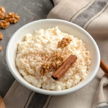 Arroz doce cremoso
