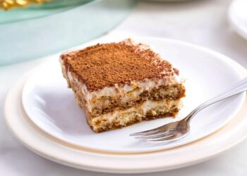 Bolo gelado de tiramisù