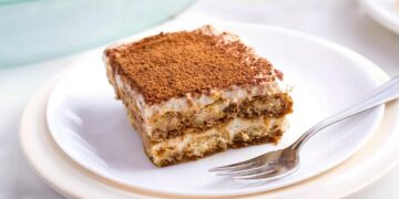 Bolo gelado de tiramisù